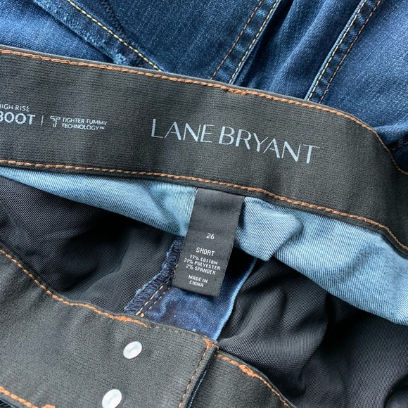 Lane Bryant High Rise Bootcut 26 Short Jeans - Picture 3 of 4